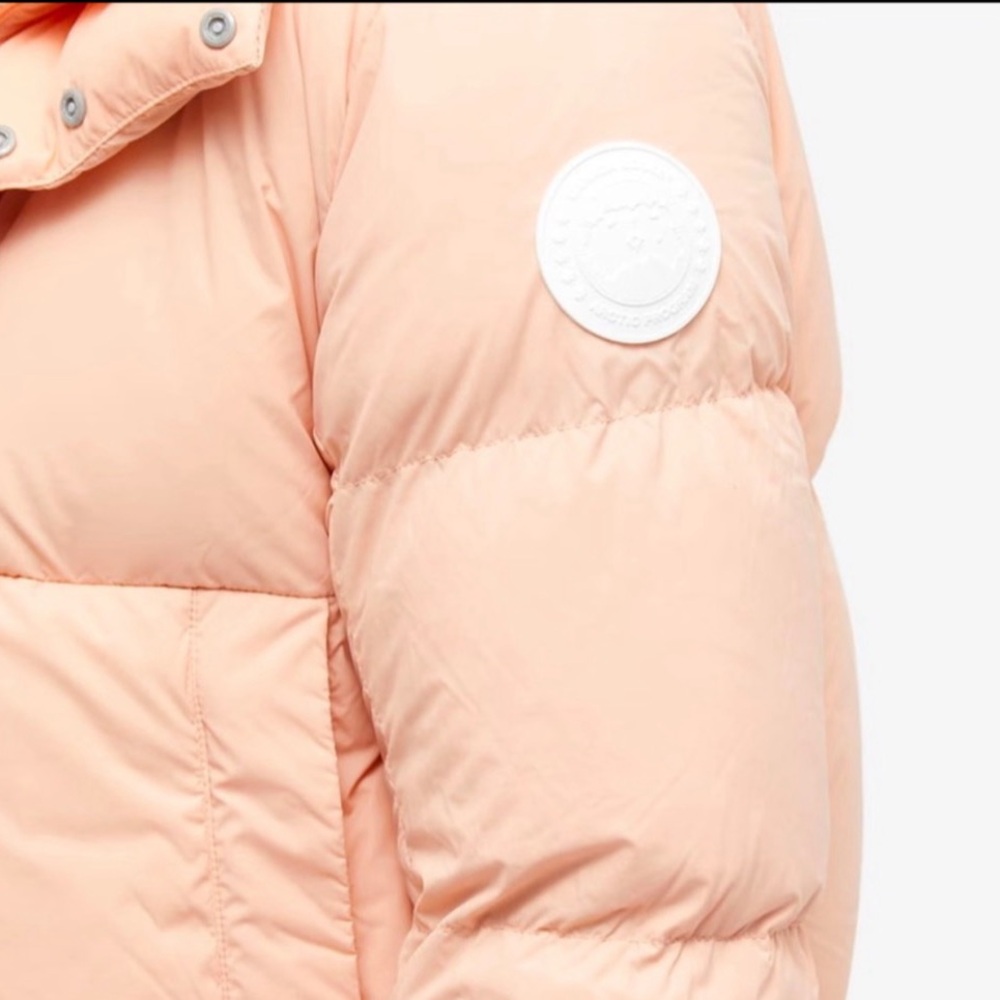 (NWT) Authentic Canada Goose Everett Puffer Pastels Orange Haze Small - Picture 2 of 5